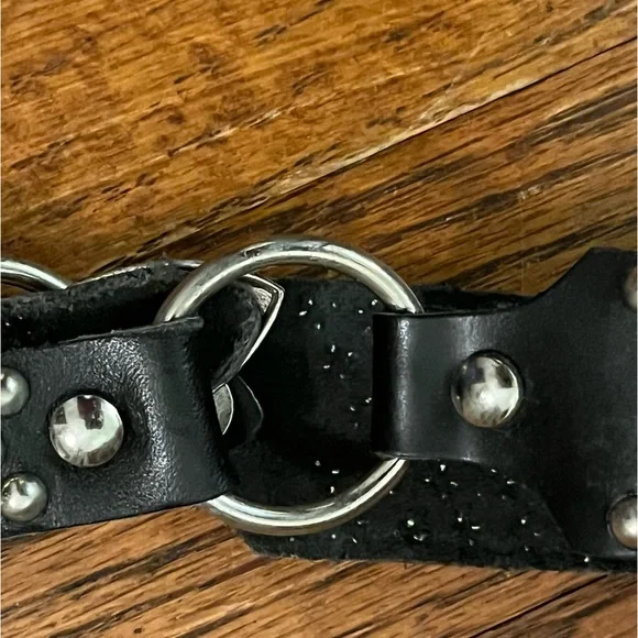 Studded boot strap belt harness studs black I’m pretty sure it’s leather - Picture 8 of 10